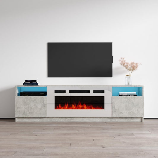 Modern Electric Fireplace TV Stand