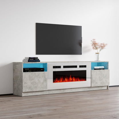 Modern Electric Fireplace TV Stand