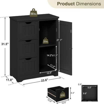 Modern Bathroom Storage Cabinet