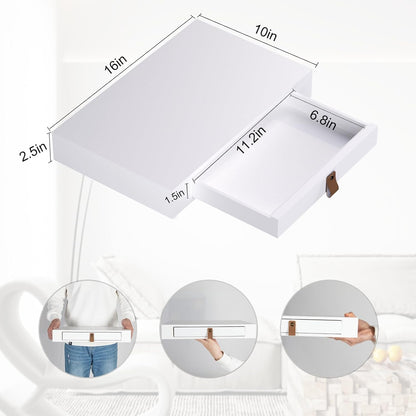 Floating Wall Shelf with Drawer