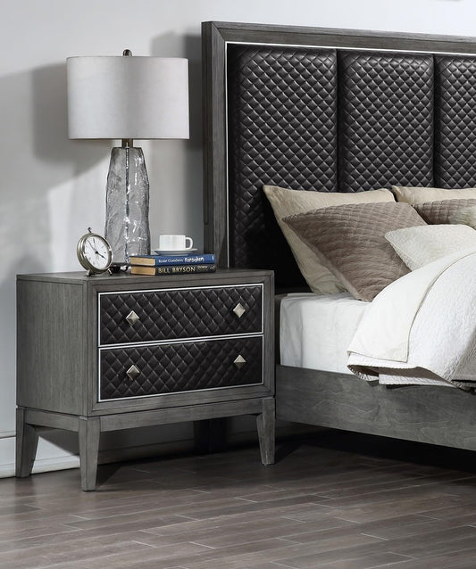 Modern Upholstered Nightstand