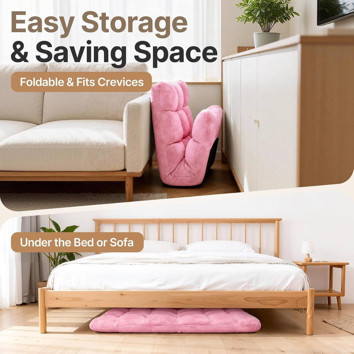 Adjustable Folding Floor Chair