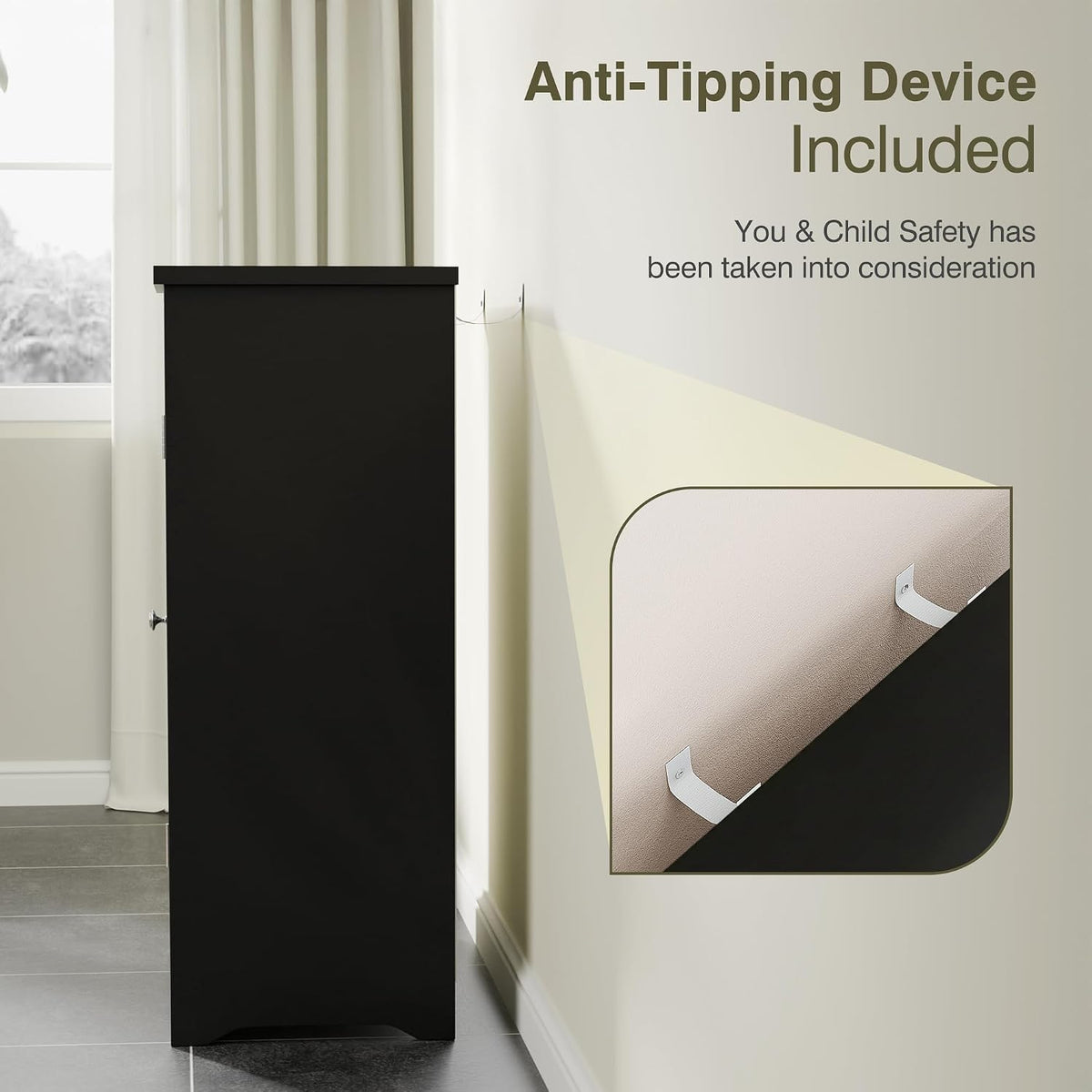 Modern Bathroom Storage Cabinet