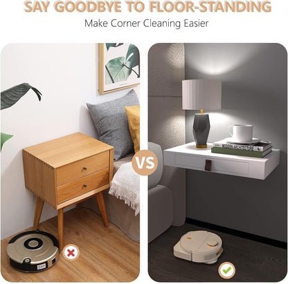 Floating Wall Shelf with Drawer