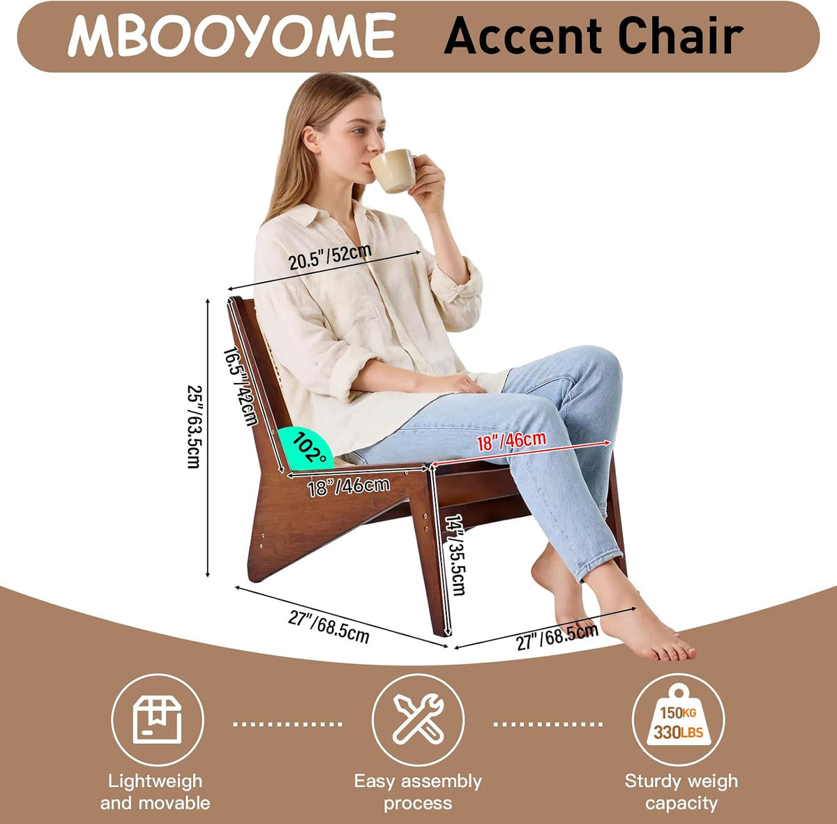 Mid-Century Modern Accent Chair