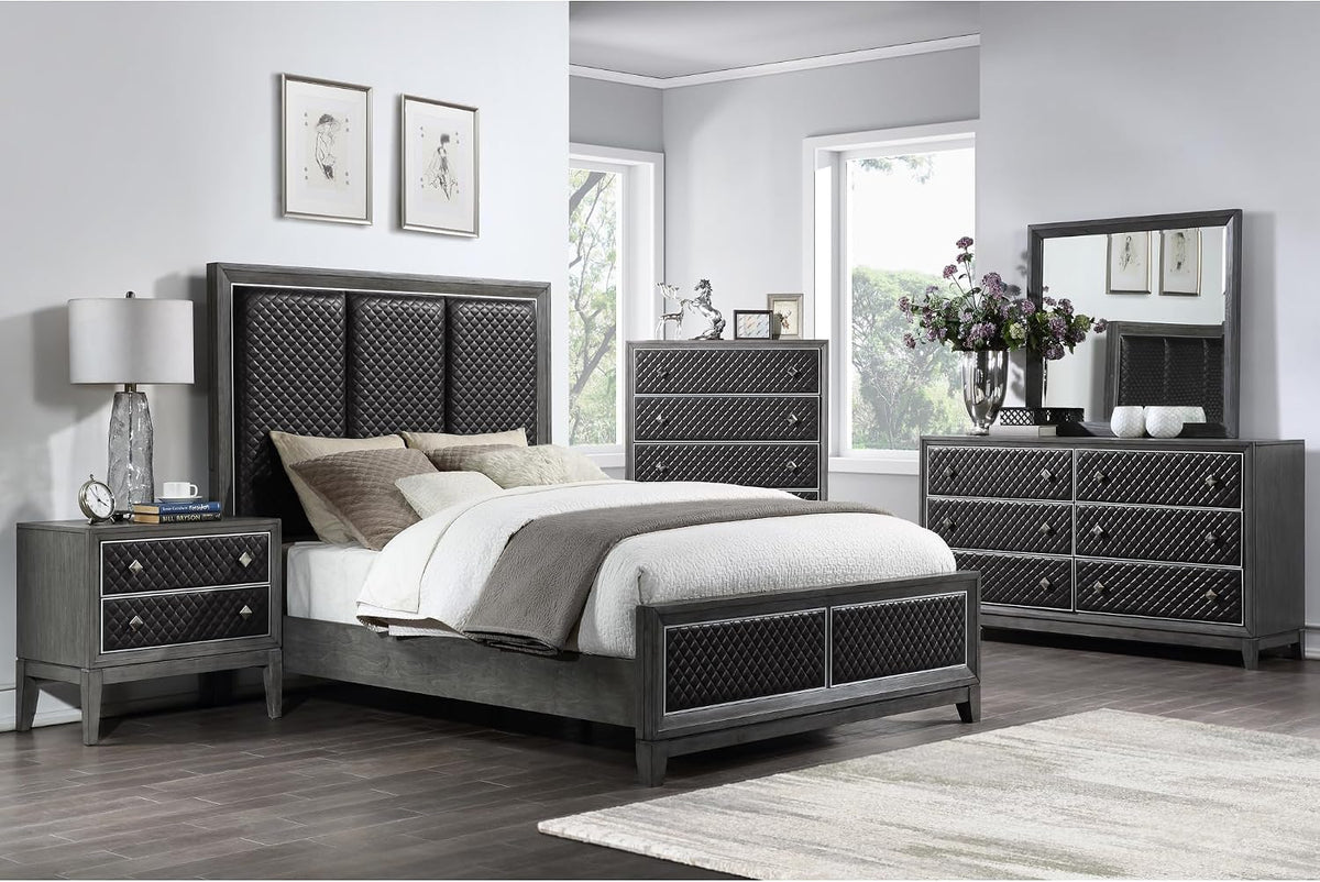 Modern Upholstered Nightstand