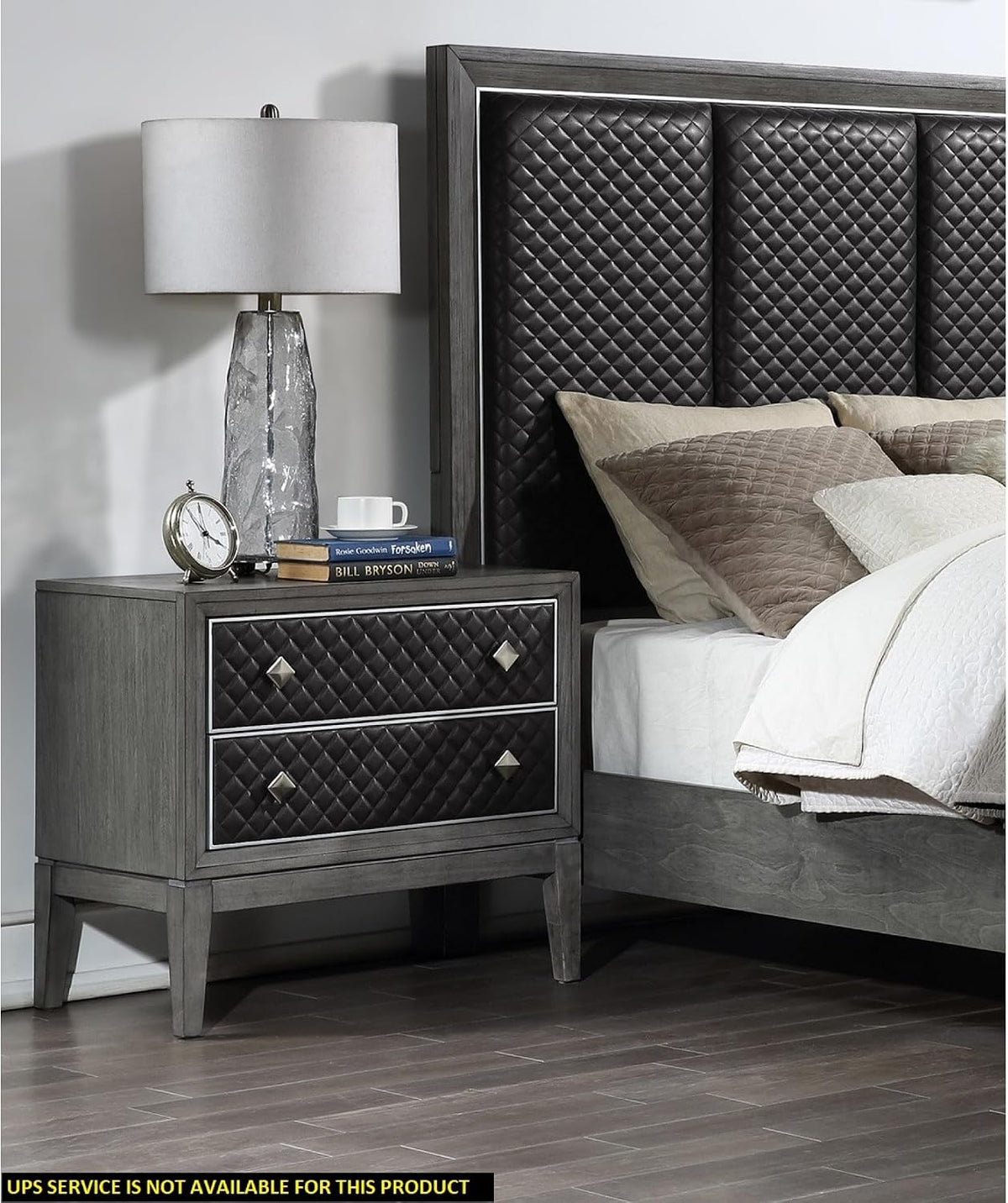Modern Upholstered Nightstand