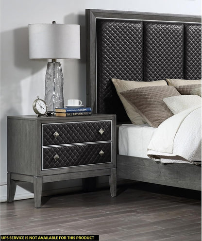 Modern Upholstered Nightstand
