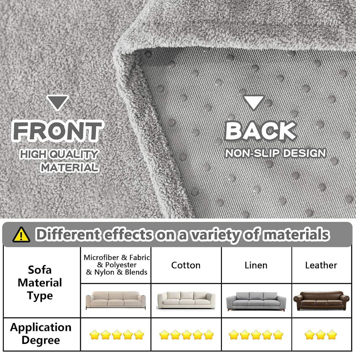 Non-Slip Sofa Furniture Protector